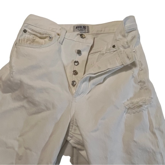 Agolde Women's Cream Jeans - Picture 7 of 16